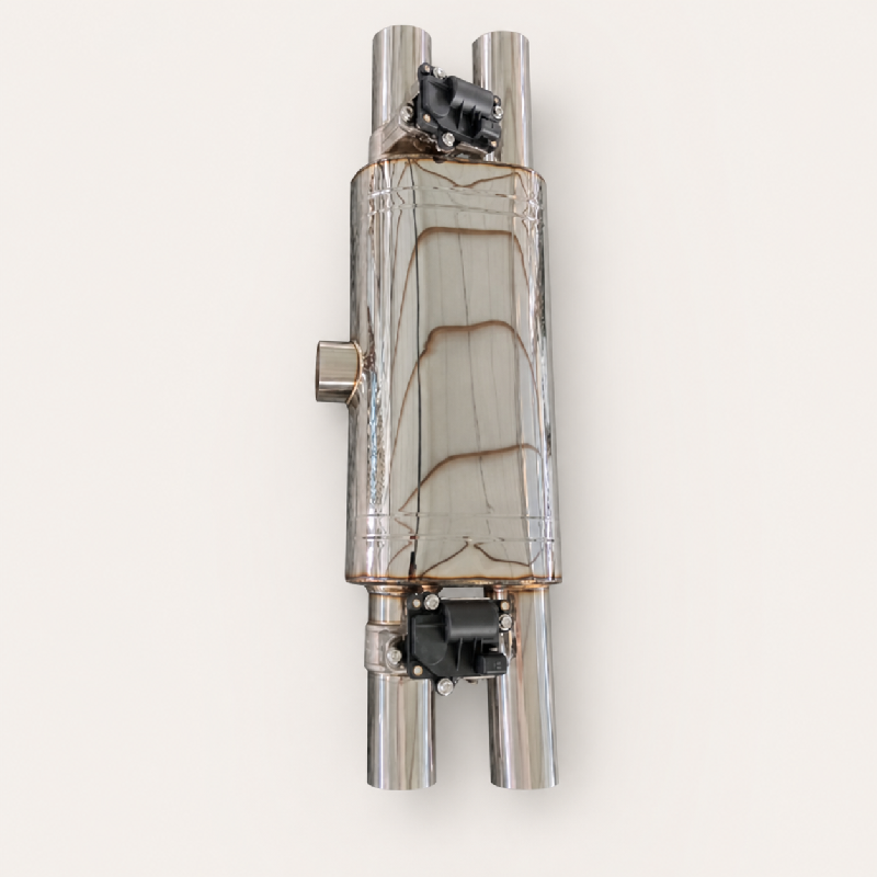 Electric T-Type Valved Muffler